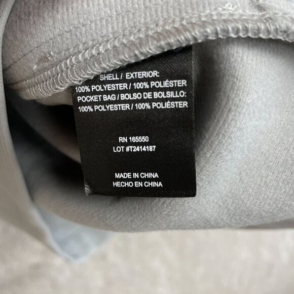 NEW 32 Degrees Heat Men's Size L Gray Zip-Up Windbreaker Jacket - Picture 7 of 10